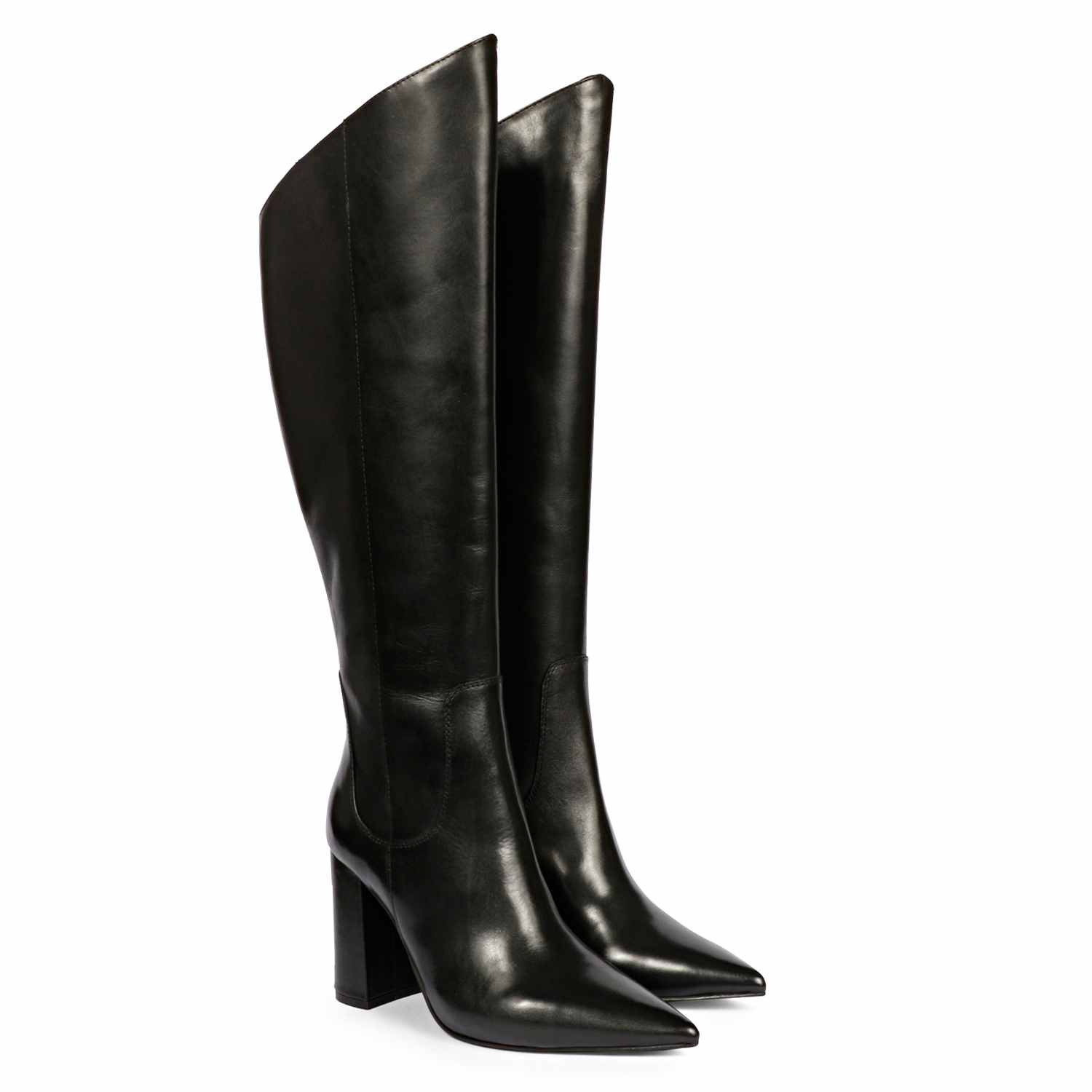 Saint Honore suede knee-high boots in black - Aquazzura | Mytheresa