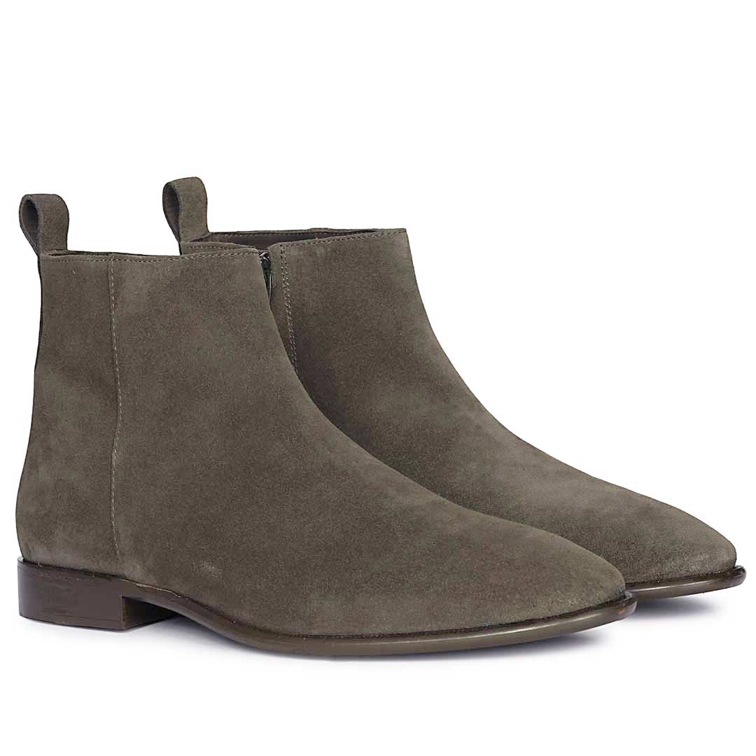 Saint Alfie Brown Suede Leather Handcrafted  Boots