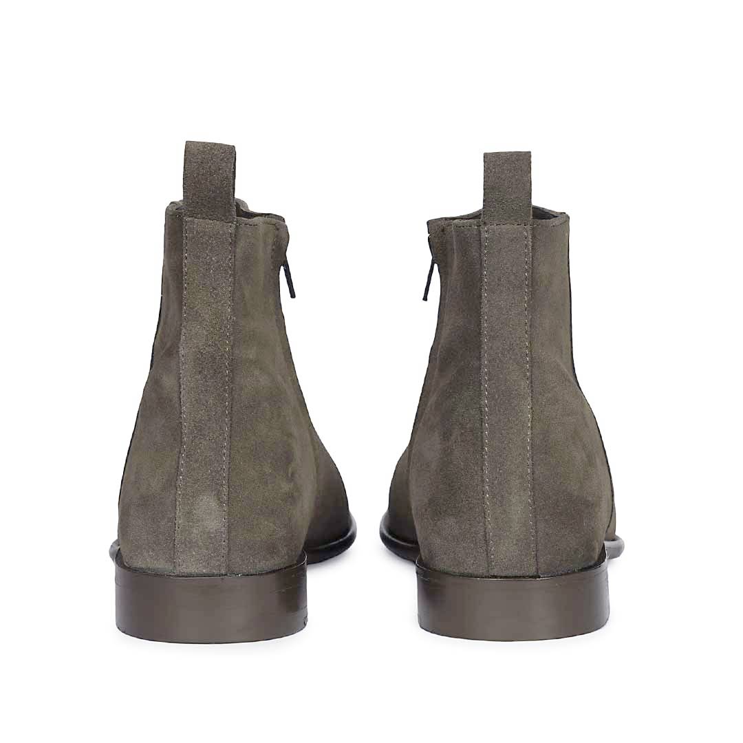 Saint Alfie Brown Suede Leather Handcrafted  Boots