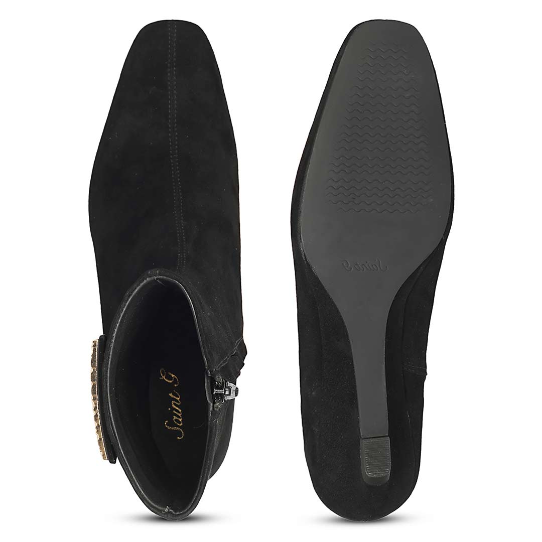 Saint Black Leather Boots