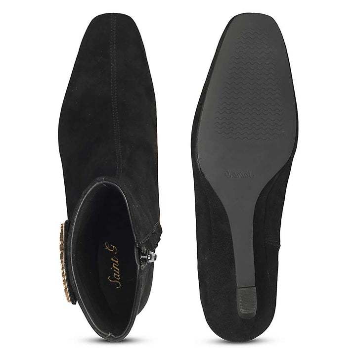 Saint Black Leather Boots