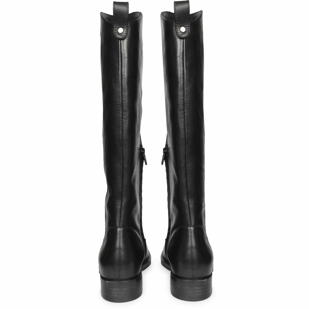 Saint  Black  Knee High Boots