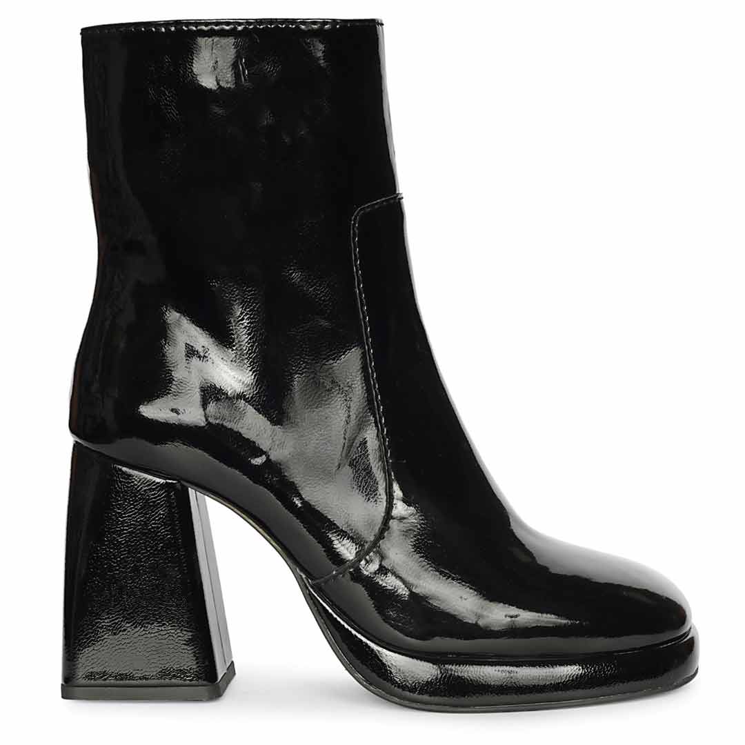 Saint Black High Ankle Boots