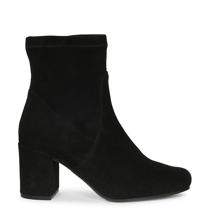 Saint Black Leather High Ankle Boots