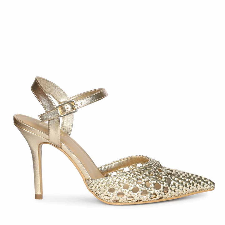 Saint Kylie Silver Crystal Bow Hot Pink Leather Pumps