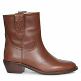 Saint Marina Cuoio Leather High Ankle Boots