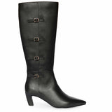 Saint  Black Leather Long Boots