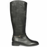 Saint Precious Hoesbit Trim Black  Knee High Boots