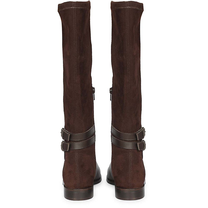 Saint Serafina Brown Leather Knee High Boots