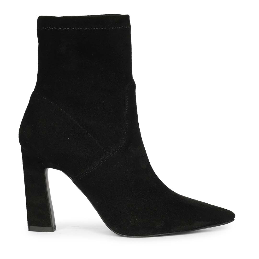 Saint Black Leather Ankle Boots