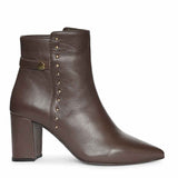 Saint Brown Leather Ankle Boots