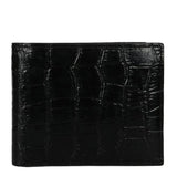 Black Croco Leather Men's Wallet Set.