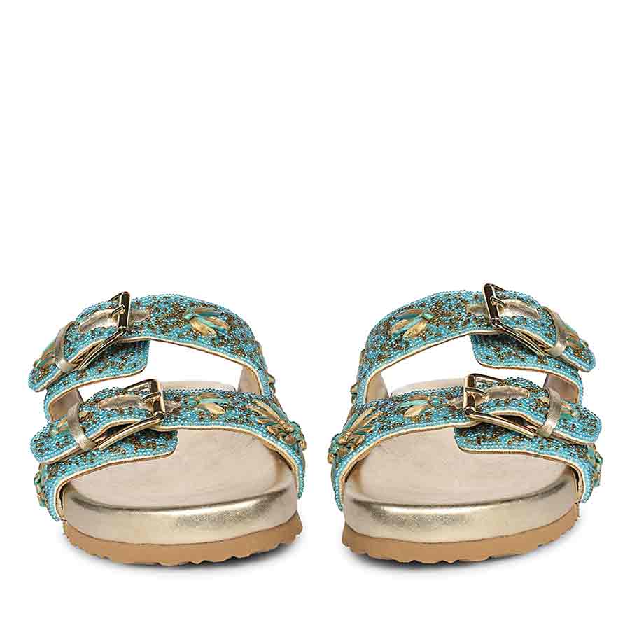 Saint Elliot Tarquic Leather Platform Sandals