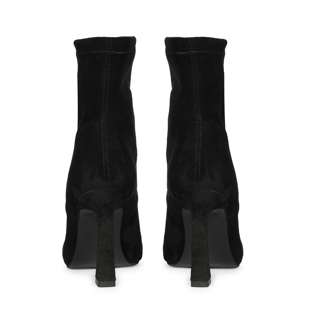 Saint Black Leather Ankle Boots