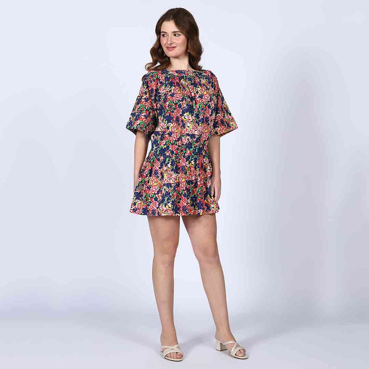 Saint Luciana Multi Cotton Lining Short Dress