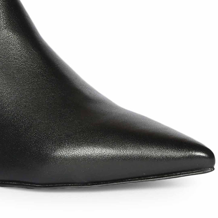 Saint  Black Leather Long Boots