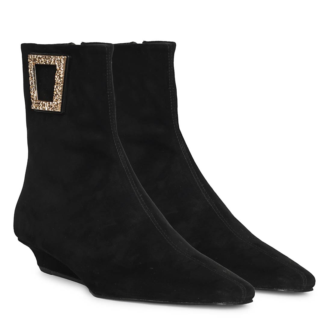 Saint Black Leather Boots
