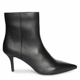 Saint Harriet Black Leather Stiletto Ankle Boots