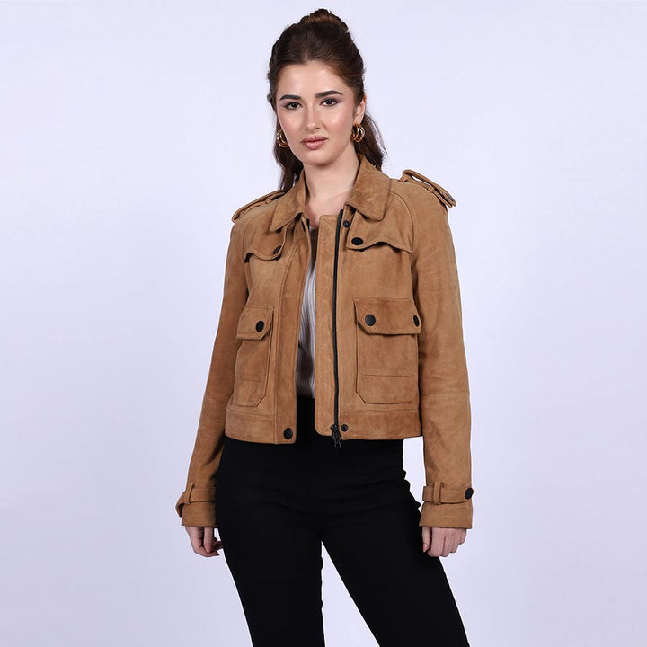 Saint Reba Conic Leather Women Jackets