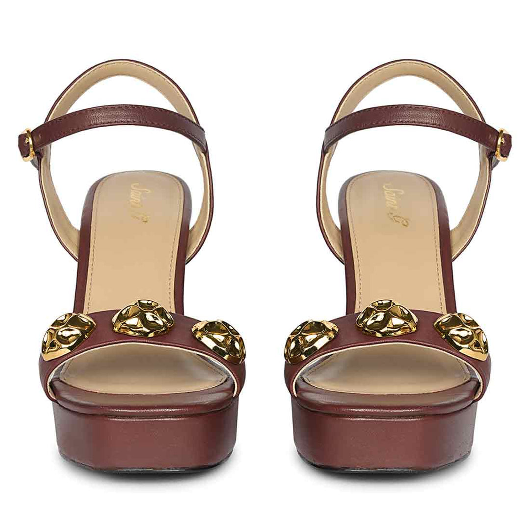 Saint Essie Port Royale Vegan Leather Block Heels