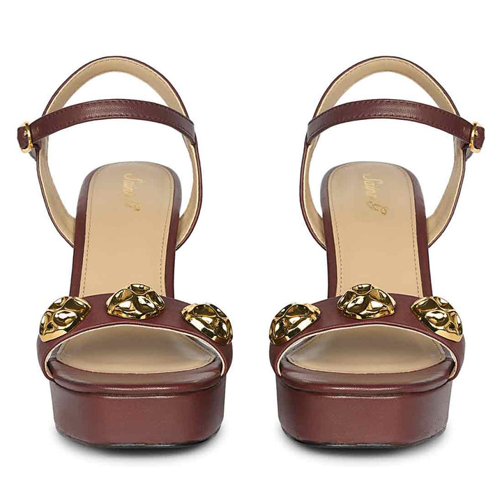 Saint Essie Port Royale Vegan Leather Block Heels