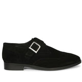 Saint Mathis Black Suede Leather Shoes