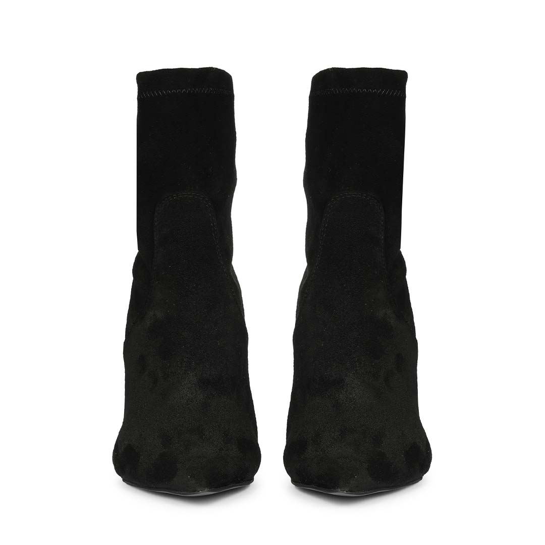 Saint Black Leather Ankle Boots