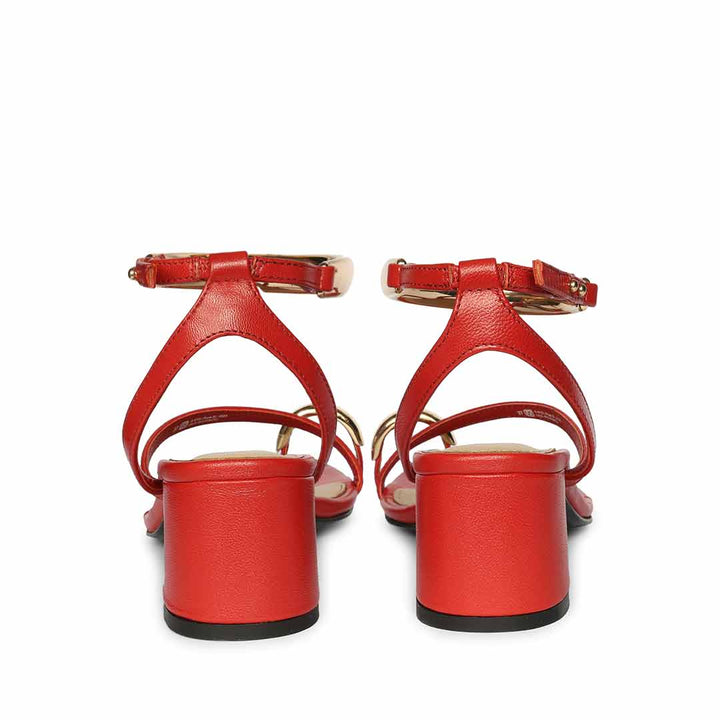 Saint Gojiberry Leather Block Heel