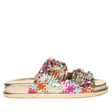 Saint Nuala Diamante Multi Woven Leather Sandals