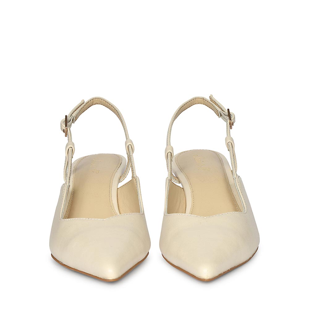 Saint Quinn Bone Print Leather Pumps