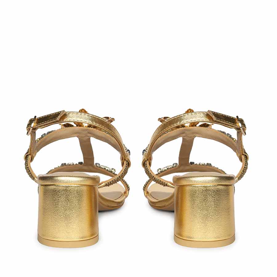 Saint Gold Leather Heel