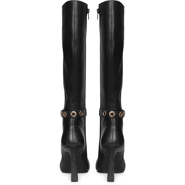 Saint Black Leather Long Boots