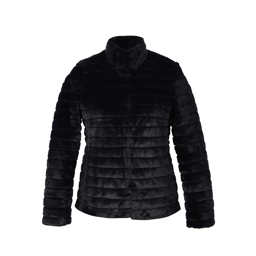 Saint Fernanda Black Fur Women's Jackets