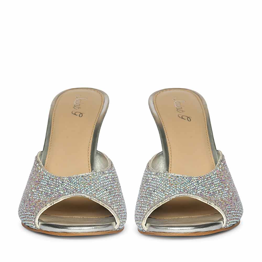 Saint Estrella Multi Crystal Stiletto Heels