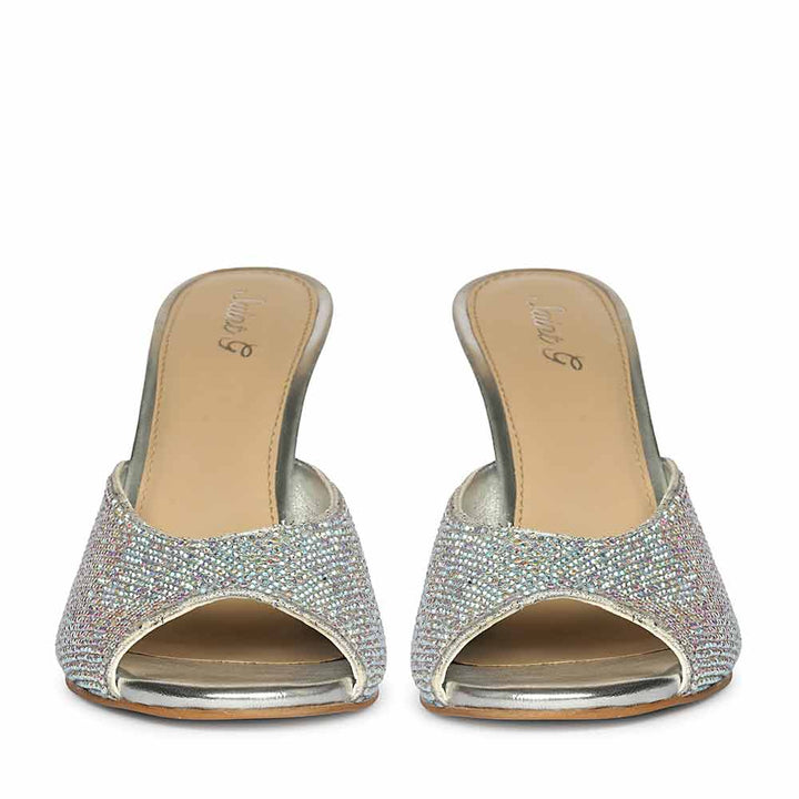 Saint Estrella Multi Crystal Stiletto Heels