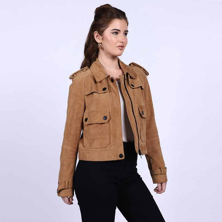 Saint Reba Conic Leather Women Jackets