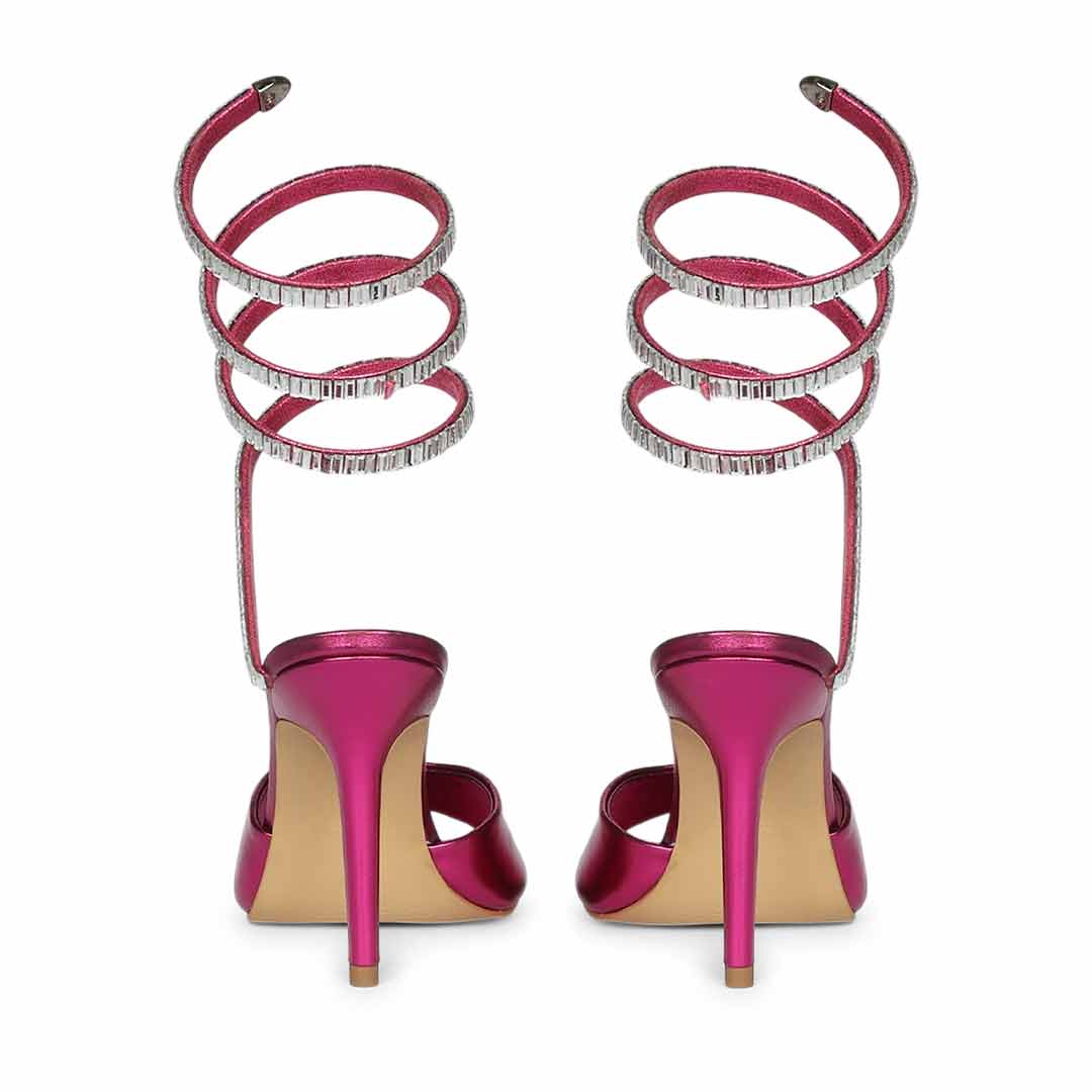 Saint Colette Fuchsia Strappy Heels