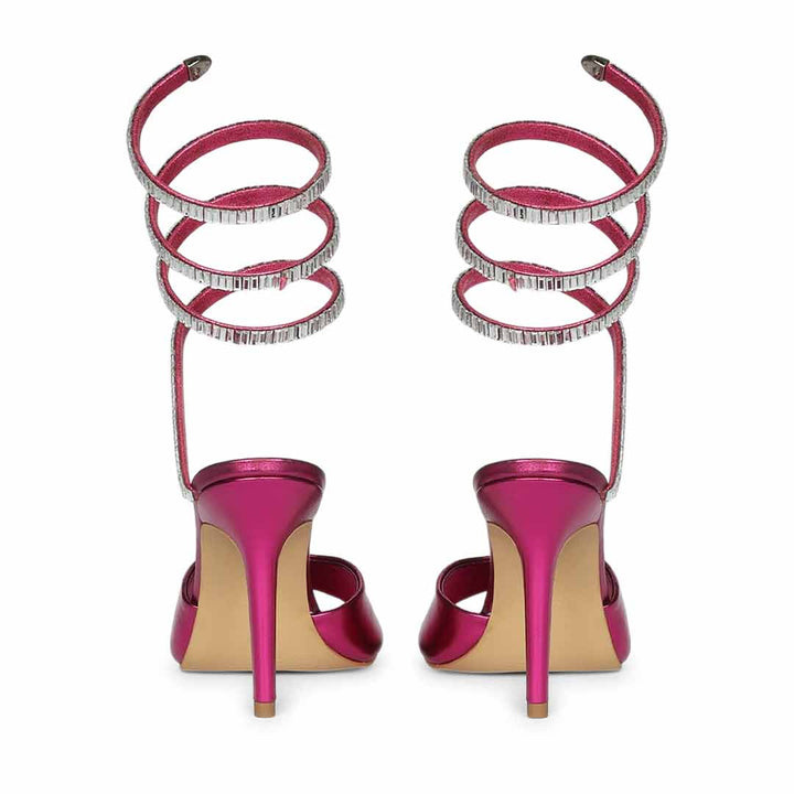 Saint Colette Fuchsia Strappy Heels