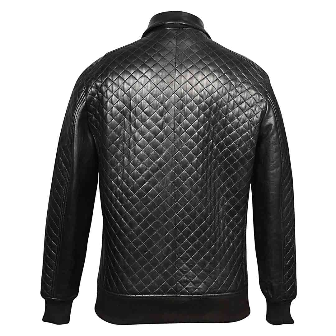 Saint Chevy Black Leather Men's Jackets