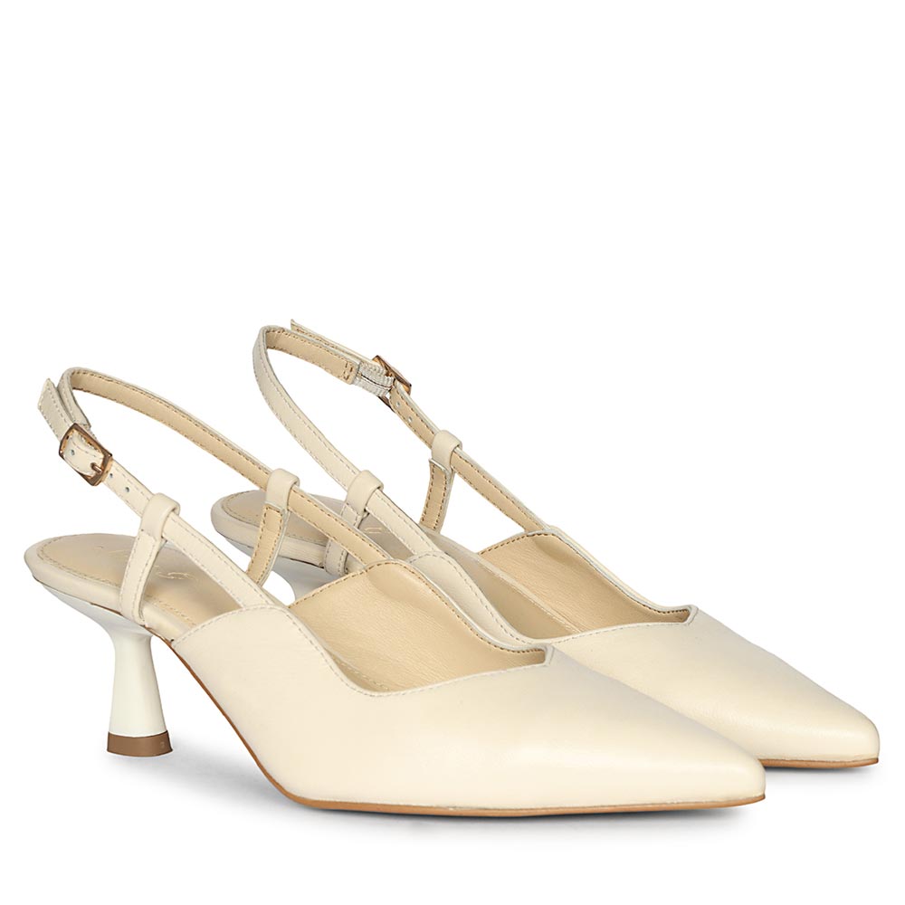 Saint Quinn Bone Print Leather Pumps