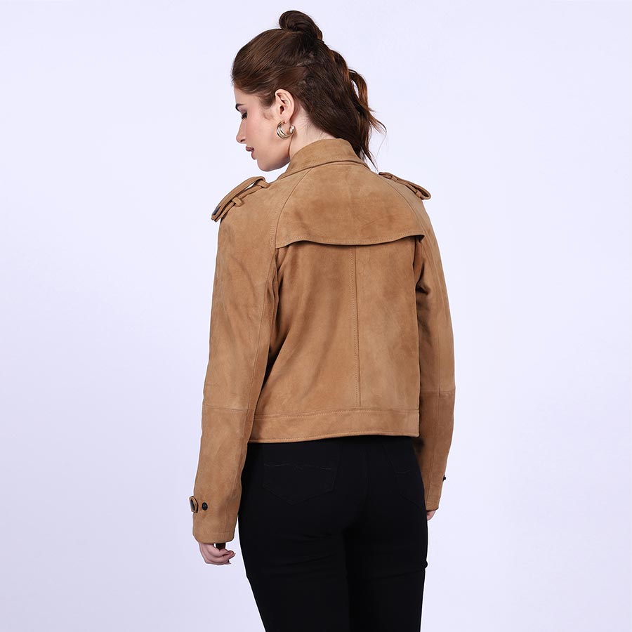 Saint Reba Conic Leather Women Jackets