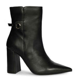 Saint Lana Golden Ring Black Leather High Ankle