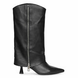 Saint Black Leather Long Boots