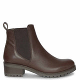 Saint Sophia Brown Leather Ankle Boots