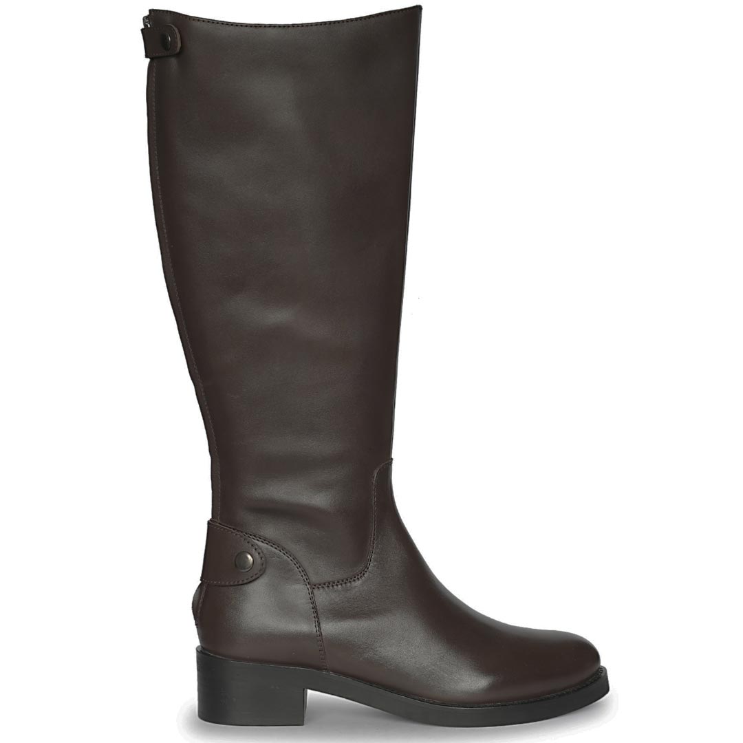 Saint Stella Brown Leather Knee High Boots