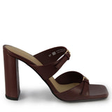 Saint Mallory Buckle Port Royale Leather Heels