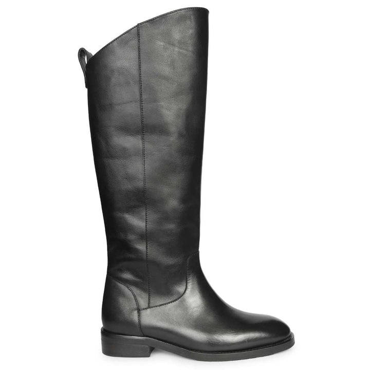 Saint  Black  Knee High Boots