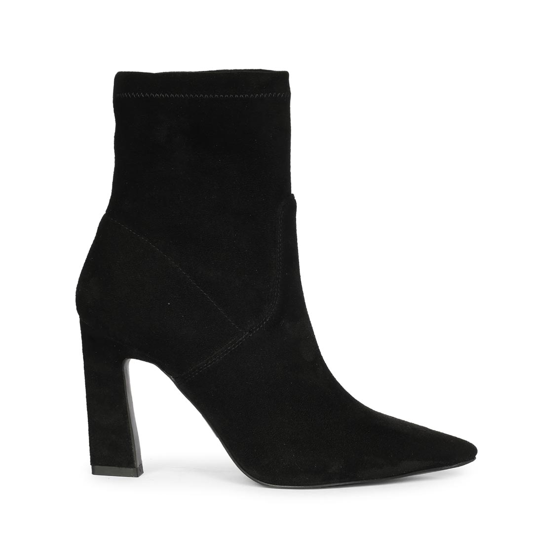 Saint Black Leather Ankle Boots