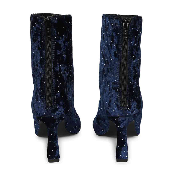 Saint BlueLeather High Ankle Boots