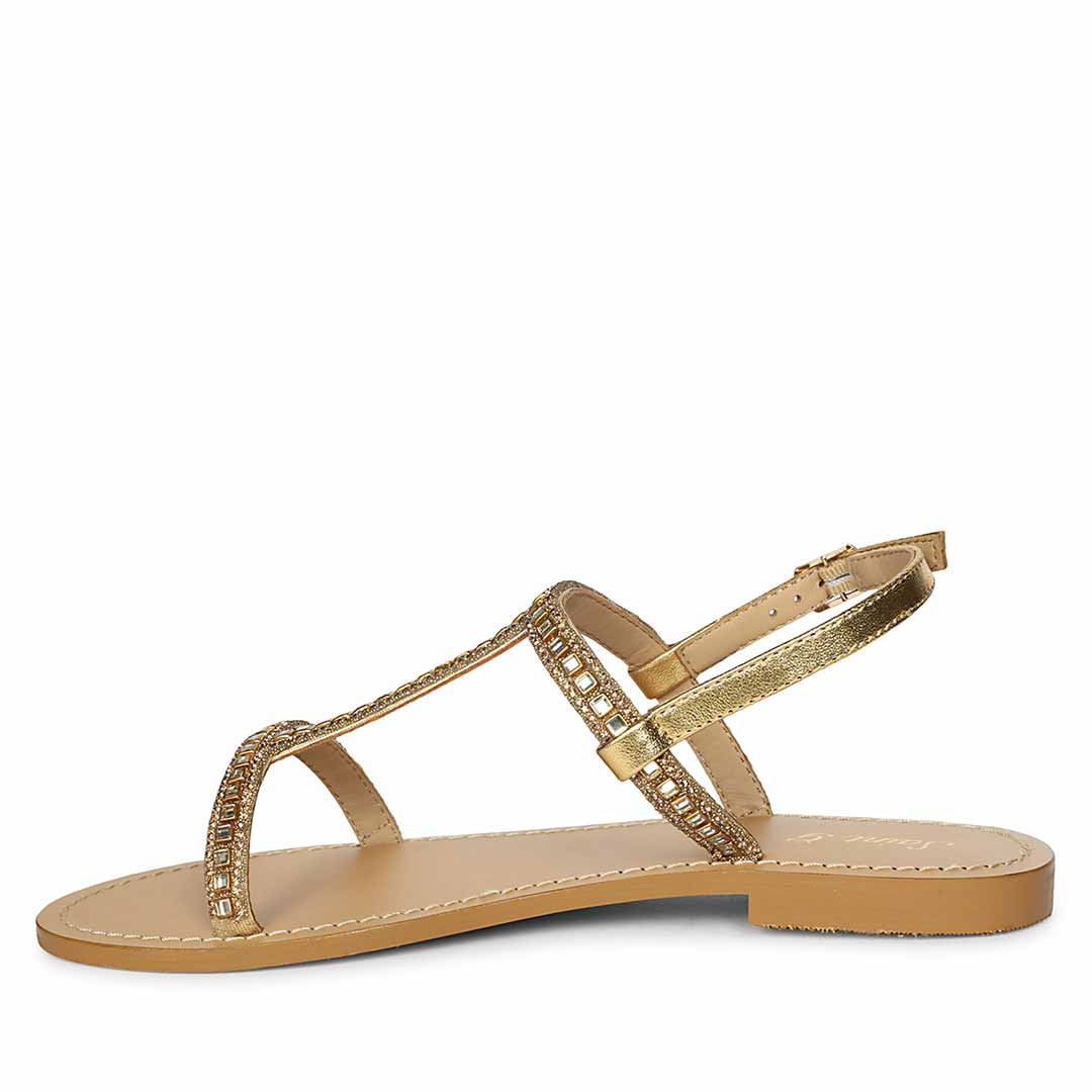 Saint Platin Leather Flats